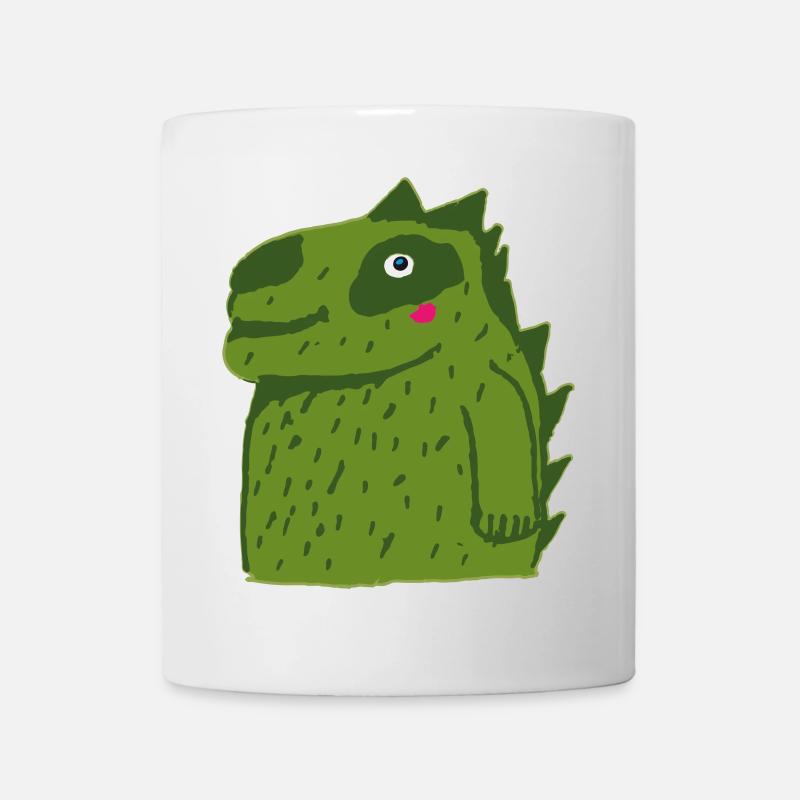 petit crocodile mignon - Mug blanc - blanc