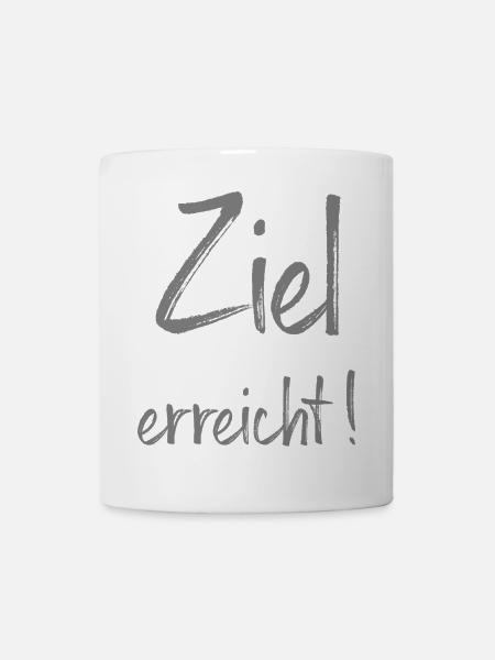 Ziel erreicht! Prüfung - Tasse - Weiß