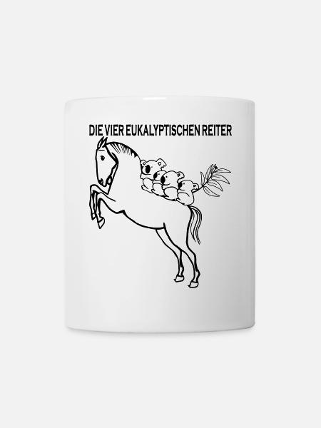 Die vier eukalyptischen Reiter - Tasse - Weiß