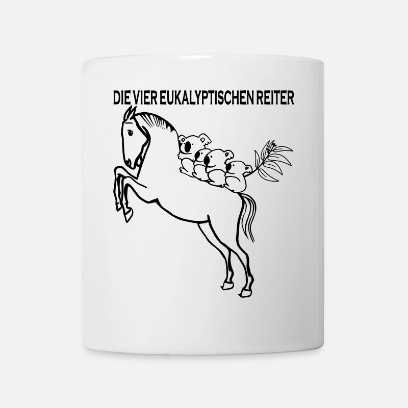 Die vier eukalyptischen Reiter - Tasse - Weiß