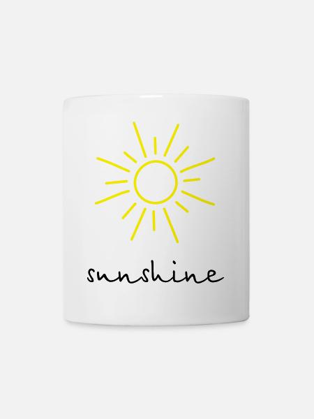 sunshine Sonne - Tasse - Weiß