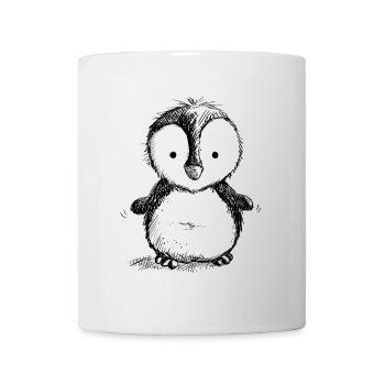 Pinguin Baby - PInguine - Wildtier - Vogel - Comic - Tasse - Weiß - Vorne