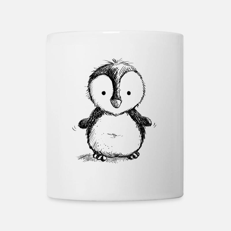 Pinguin Baby - PInguine - Wildtier - Vogel - Comic - Tasse - Weiß
