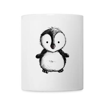 Kleiner Pinguin - Pinguine - Vogel - Königspinguin - Tasse - Weiß - Vorne