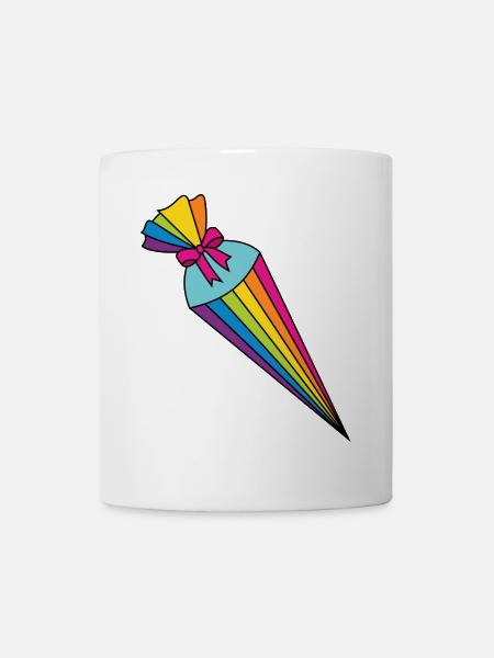 Schultüte Zuckertüte - Tasse - Weiß