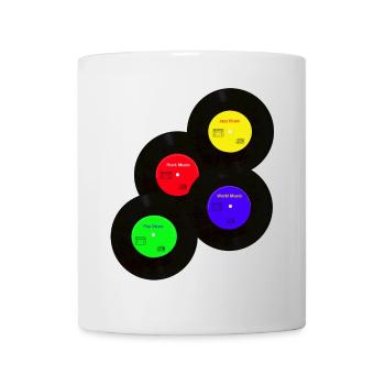 music - Tasse - Weiß - Vorne