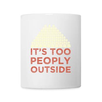 Introverti - Mug blanc - blanc - Devant