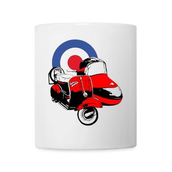 Scooter Sidecar - Mug blanc - blanc - Devant