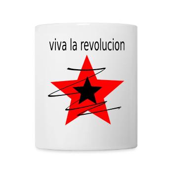 viva la revolucion - Tasse - Weiß - Vorne
