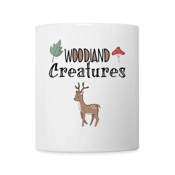 Deer forest forest dwellers nature home wood - Mug - white - Front