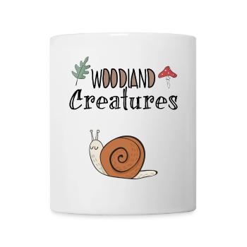 Schnecke - Tasse - Weiß - Vorne