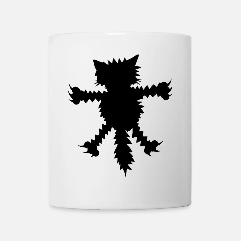 Clinging Cat - Mug - white