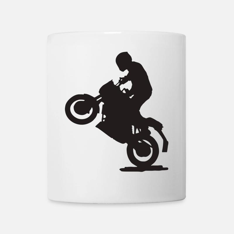 moto - Mug blanc - blanc