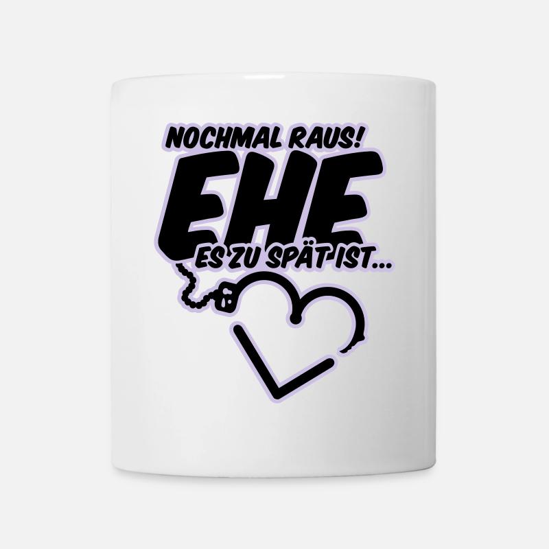 polterabend hochzeit junggesellenabschied - Tasse - Weiß