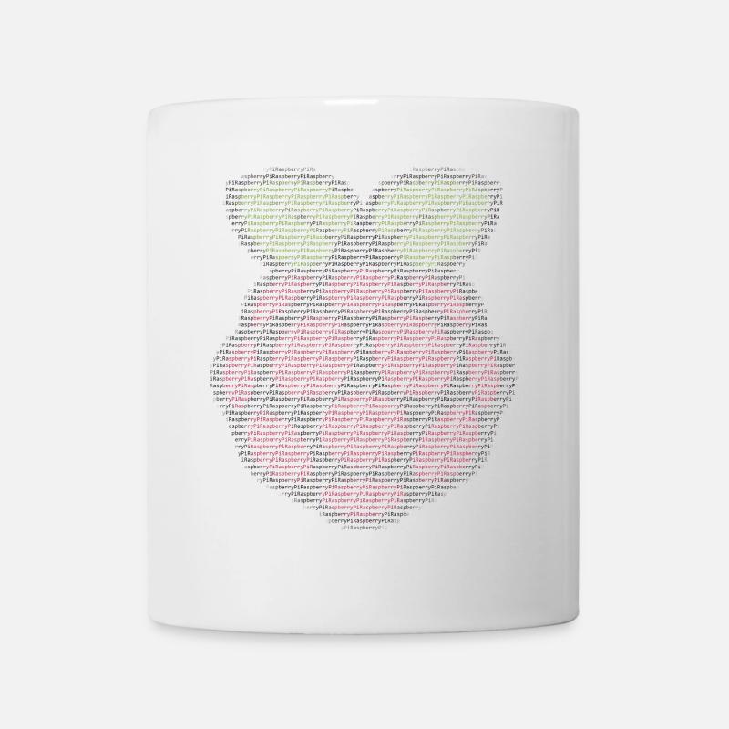 ASCII - Raspberry Pi - Mug blanc - blanc
