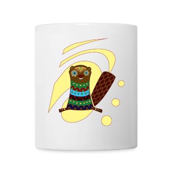 Biber - Tasse - Weiß - Vorne