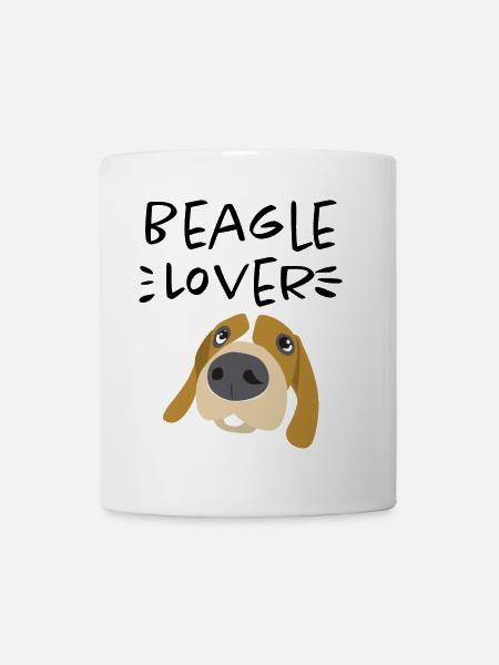 Süßes Beagle Lover Motiv für Hundeliebhaber - Tasse - Weiß
