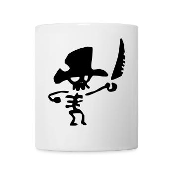 Pirat - Tasse - Weiß - Vorne