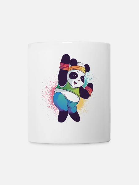 Cute activity PANDA - Mug - white