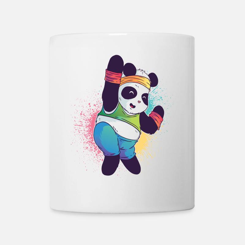 Cute activity PANDA - Mug - white