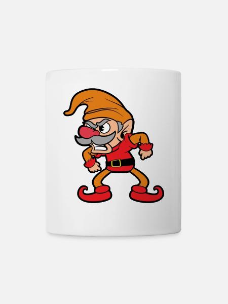 Zwerg Wicht Gnom Kobold Märchen Gartenzwerg - Tasse - Weiß
