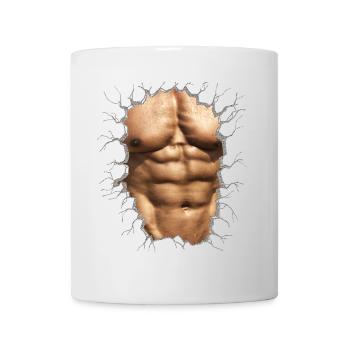 muscles 3 - Mug blanc - blanc - Devant
