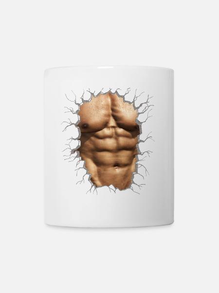 muscles 3 - Tasse - Weiß