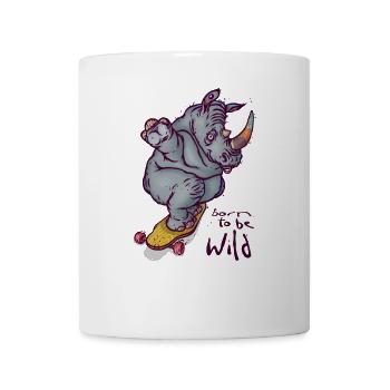 BORN TO BE WILD - Mug - white - Front