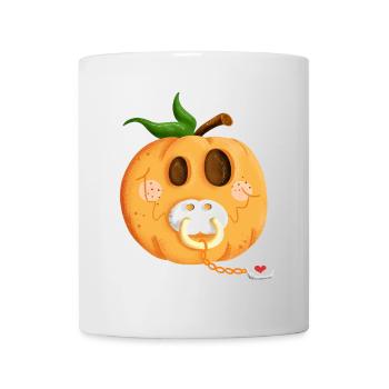 Bébé ventre citrouille I grossesse I cadeau - Mug blanc - blanc - Devant