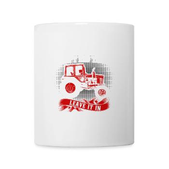 Traktor Landwirtschaft Bauer Geschenk · Traktor - Tasse - Weiß - Vorne