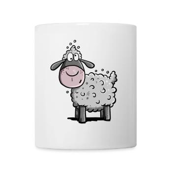 Little Wool Sheep I Sheep Comic I Gift - Mug - white - Front
