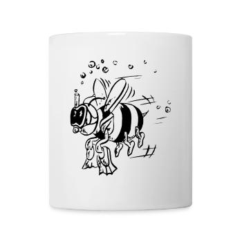 Blubblbee - Mug blanc - blanc - Devant