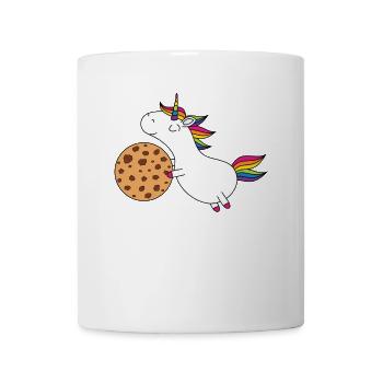 Donut go me on the cookie - Einhorn Keks - Tasse - Weiß - Vorne