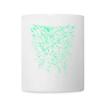 Alien Tribal / abstrakt - Tasse - Weiß - Vorne