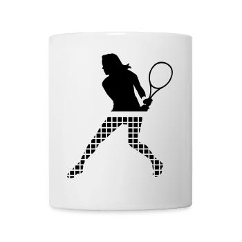 tennis_2 - Mug blanc - blanc - Devant