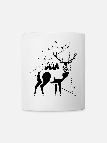 HIRSCH - NATURE - Mug blanc - blanc