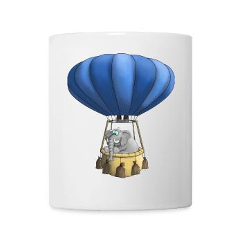 Balloon Cartoon - Hot Air Balloon - Mug - white - Front