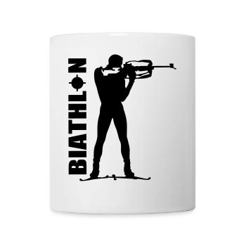 Biathlon - Mug blanc - blanc - Devant
