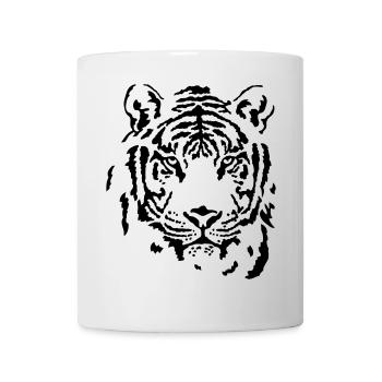 tiger - Mug blanc - blanc - Devant