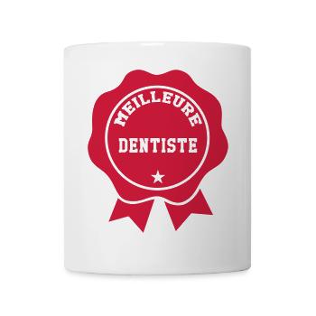 Meilleure Dentiste - Mug blanc - blanc - Devant
