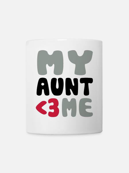 My aunt loves me - Mug - white