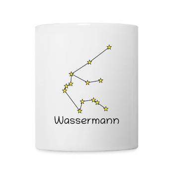 Sternzeichen Wassermann - Tasse - Weiß - Vorne