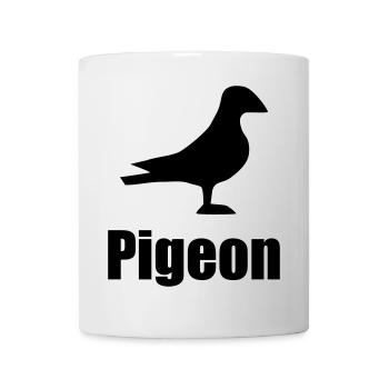 Pigeon - Mug blanc - blanc - Devant