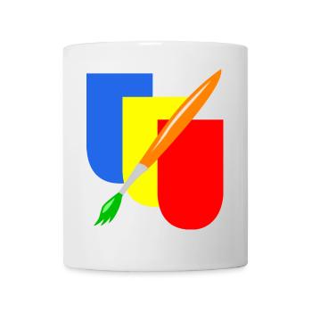 maler wappen handwerk - Tasse - Weiß - Vorne