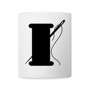 schneider garn nadel - Tasse - Weiß - Vorne