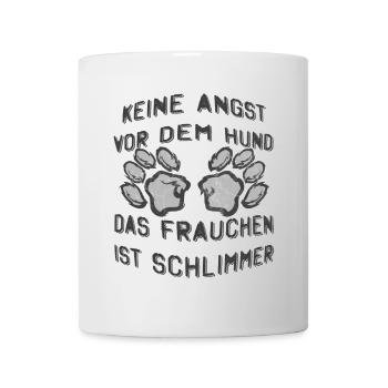Hundebesitzerin Hundefan Hundefrau - Tasse - Weiß - Vorne
