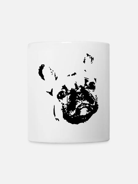 French Bulldog, Bulldog, French Bulldog - Mug - white