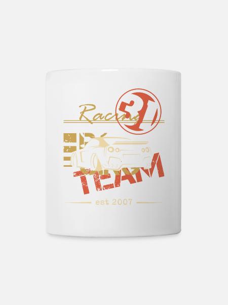 team racing gtr auto geschenkidee - Tasse - Weiß
