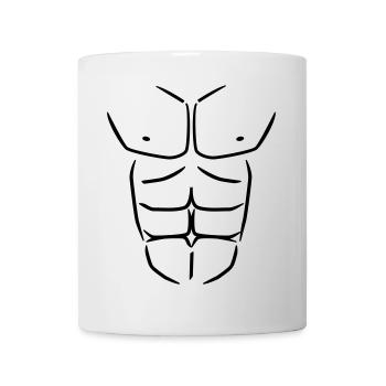 Sixpack Six pack Abs - Tasse - Weiß - Vorne