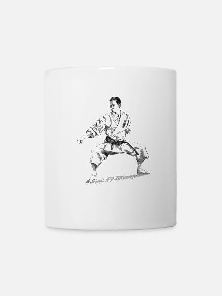 karate - Mug blanc - blanc